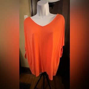 Vibrant Orange Women's Top